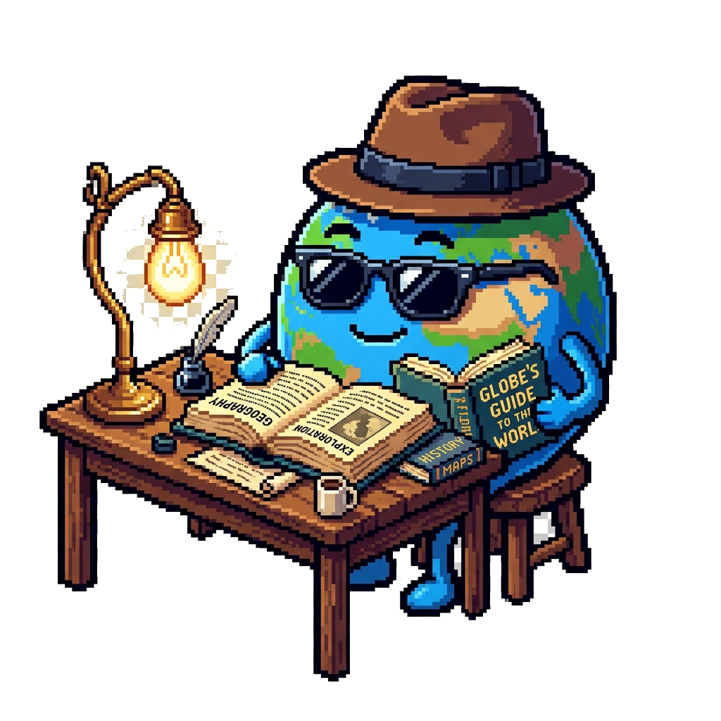 Languy grinding at his desk