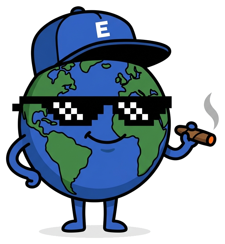 Languy the globe mascot